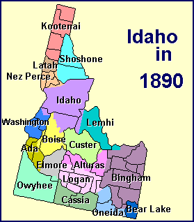 Idaho Maps Series: U.S. Census 1890 - The IDGenWeb Project