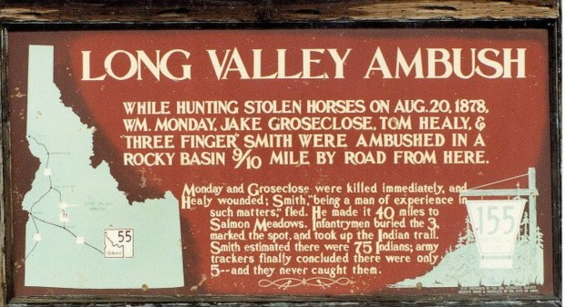 Ambush historical marker